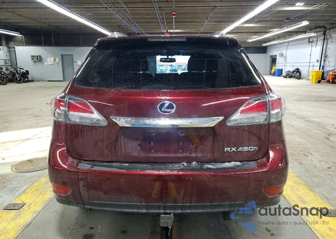 2013 Lexus Rx 450H из США, поврежденный, VIN JTJBC1BA7D2441692